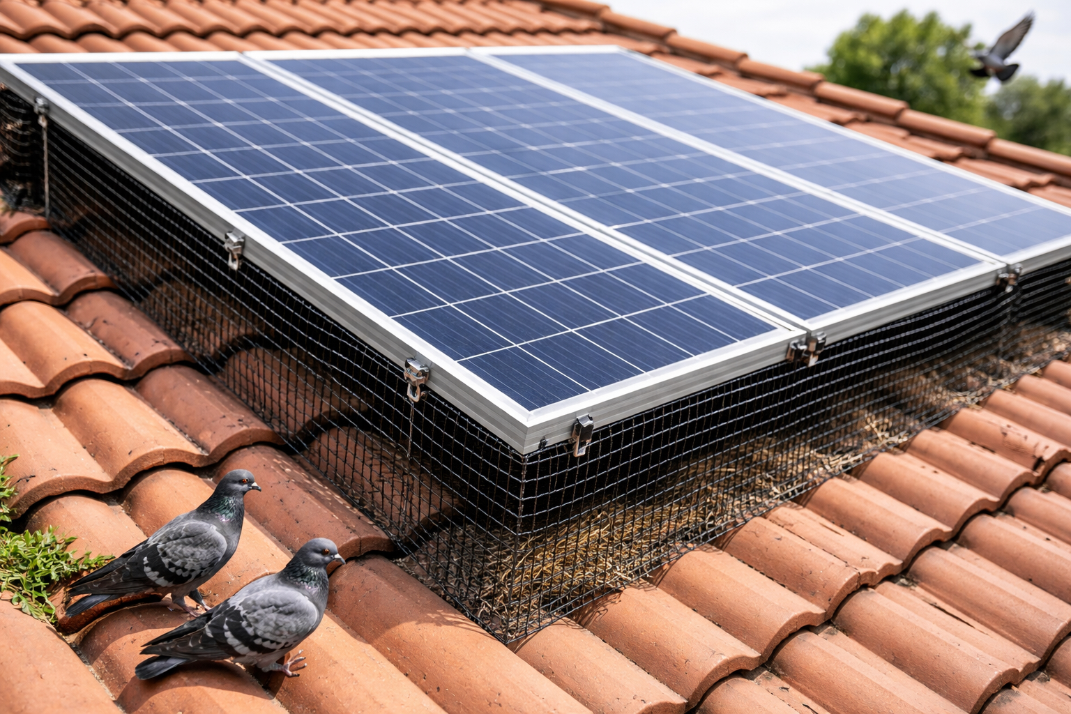 Solar Panel Bird Proofing – Protect Your Investment